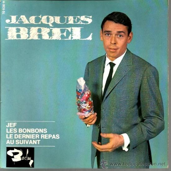 Discos de vinilo: EP JACQUES BREL : JEF - Foto 1