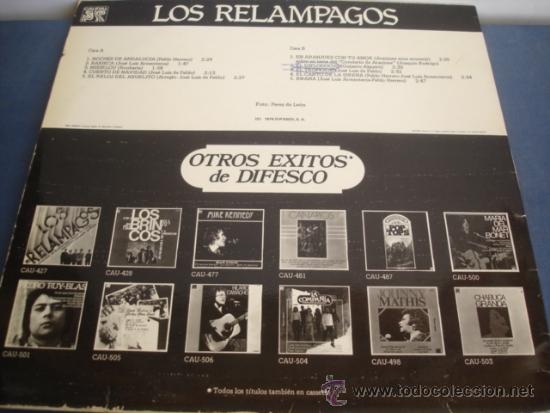 Discos de vinilo: LOS RELAMPAGOS RAICES POPULARES - Foto 2