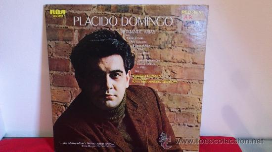 Discos de vinilo: Placido Domingo - Romantic Arias - Foto 1