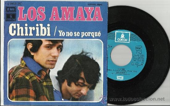 Discos de vinilo: los amaya single chiribi espa&ntilde;a 1974 - Foto 1
