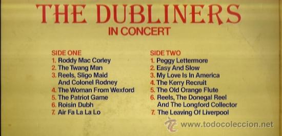 Discos de vinilo: LP THE DUBLINERS : IN CONCERT - Foto 2