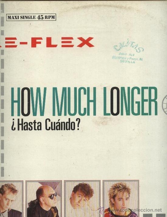 Discos de vinilo: Re-Flex / How Much Longer - Maxi Single del sello EMI de 1985 - Foto 1