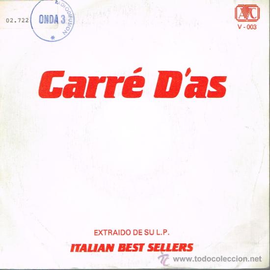 Disques de vinyle: Carre D'As - Italian Best Sellers - Single 1987