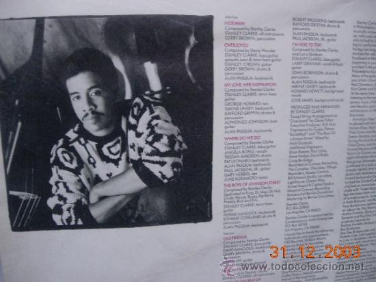 Discos de vinilo: Stanley Clarke LP Hideaway - Foto 2