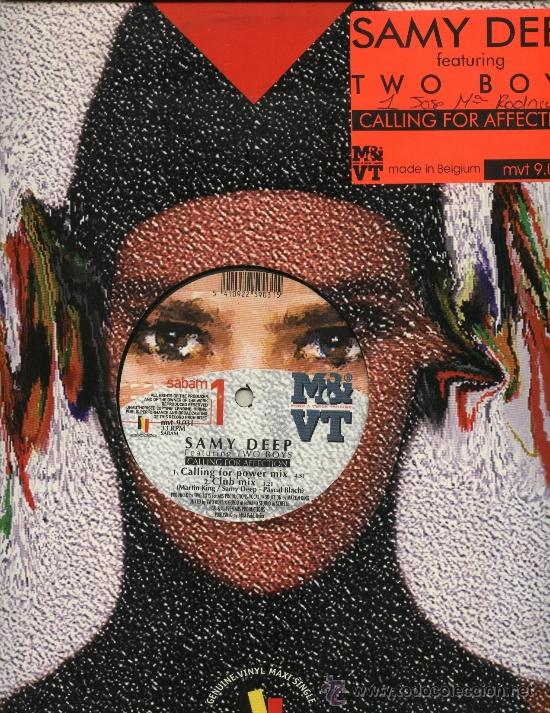 Discos de vinilo: Samy Deep featuring Two Boys - Calling for affection - Maxi SIngle 1994 - Foto 1