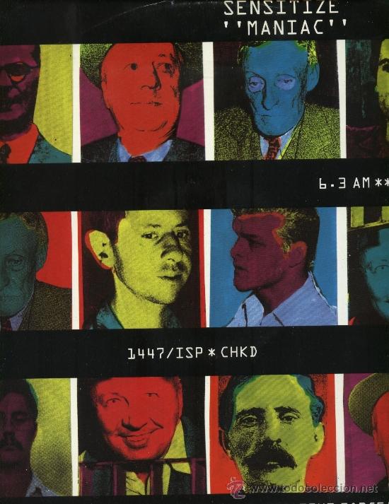 Discos de vinilo: Sensitize - Maniac - Foto 1