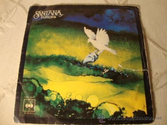 Discos de vinilo: SINGLE ORIGINAL SANTANA EUROPA - Foto 1