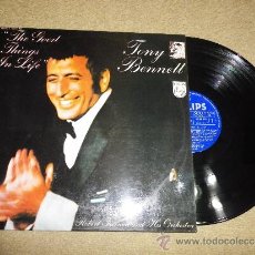 Discos de vinilo: TONY BENNETT THE GOOD THINGS IN LIFE LP DE VINILO DEL AÑO 1973 PHILIPS CONTIENE 14 TEMAS
