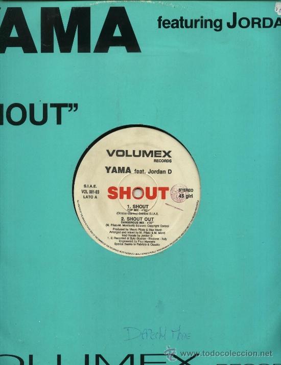 Discos de vinilo: Yama Featuring Jordan D - Shout - Foto 1