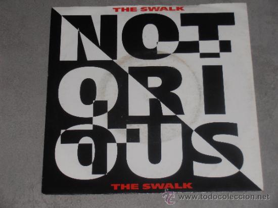 Discos de vinilo: THE SWALK - NOTORIOUS - SINGLE - Foto 1