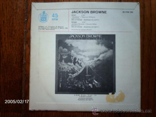 Discos de vinilo: jackson browne   -  stay  + rosie - Foto 2
