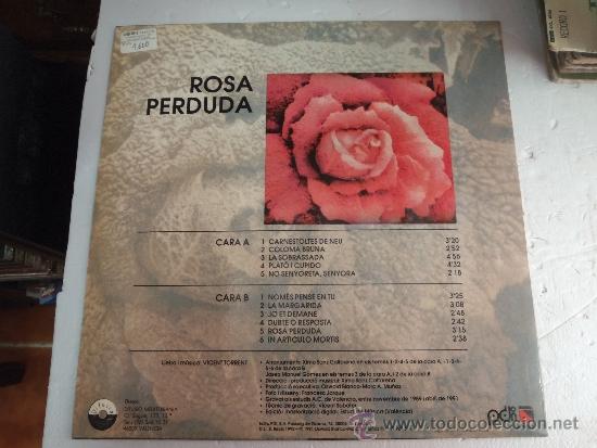 Discos de vinilo: VICENT TORRENT ROSA PERDUDA - Foto 4