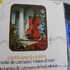 Discos de vinilo: J. GARCIA GAGO - E. TOLDRA -LP FIRMADO Y DEDICADO -1974 -BELTER -. Lote 37946675