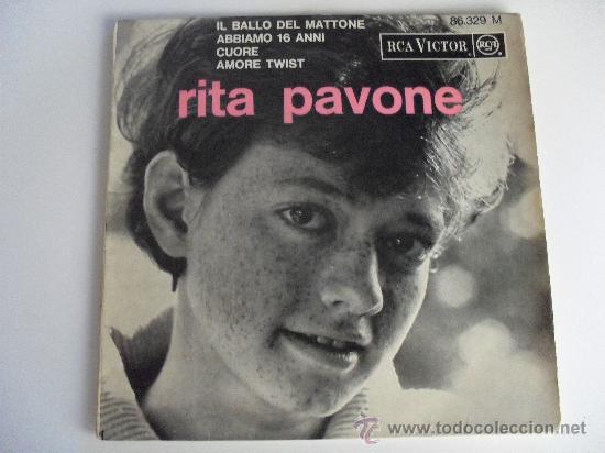 Discos de vinilo: RITA PAVONE - IL BALLO DEL MATTONE + 3 EP - Foto 1