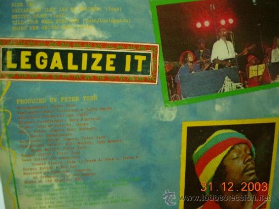 Discos de vinilo: Peter Tosh LP Legalize it - Foto 2
