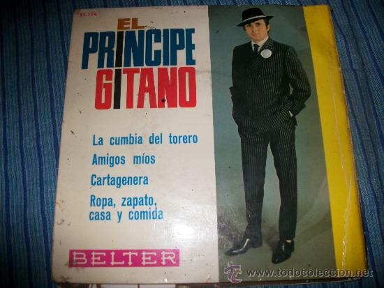 Discos de vinilo: EP - EL PRINCIPE GITANO - LA CUMBIA DEL TORERO - Foto 1
