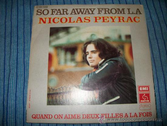 Discos de vinilo: EP - NICOLAS PEYRAC - SO FAR AWAY FROM L A - Foto 1