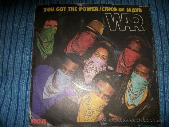 Discos de vinilo: EP - WAR - YOU GOT THE POWER / CINCO DE MAYO - Foto 1