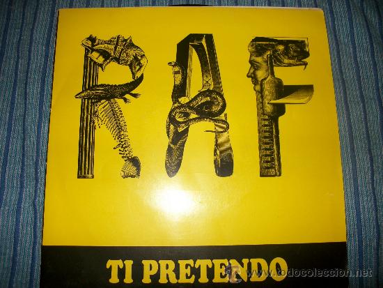 Discos de vinilo: EP - RAF - TI PRETENDO - Foto 1