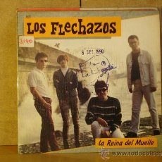 Discos de vinilo: LOS FLECHAZOS - LA REINA DEL MUELLE / BASTA YA - DRO 1 D-0678-3 - 1990. Lote 38057657