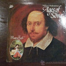 Discos de vinilo: WILLIAM SHAKESPEARE, AGES OF SONG. Lote 38087884