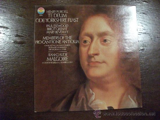 Discos de vinilo: H. Purcell, Te Deum and ode, Yorkshire feast - Foto 1