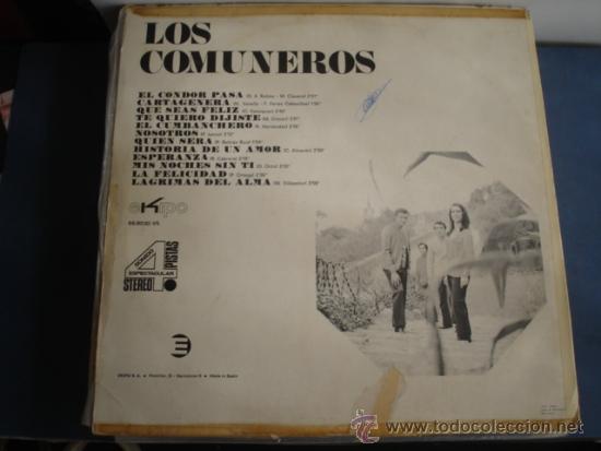 Discos de vinilo: LOS COMUNEROS   EL CONDOR PASA - Foto 2
