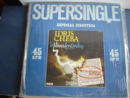 Discos de vinilo: IDRIS CHEBA   LE MISUNDERSTANDING  supersingle - Foto 1
