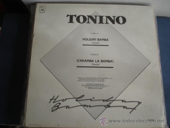 Discos de vinilo: TONINO   HOLIDAY BAMBA - Foto 2