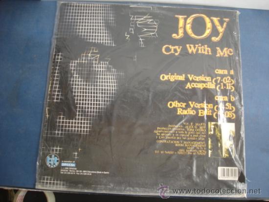 Discos de vinilo: JOY   CRY WITH ME - Foto 2