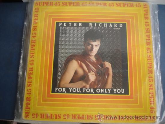 Discos de vinilo: PETER RICHARD   FOR YOU, FOR ONLY YOU - Foto 1