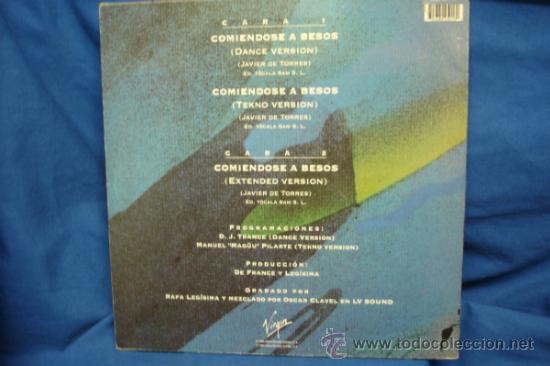 Discos de vinilo: EL COMPROMISO - COMI&Eacute;NDOSE A BESOS - VIRGIN RECORDS 1994 - Foto 2