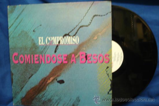 Discos de vinilo: EL COMPROMISO - COMI&Eacute;NDOSE A BESOS - VIRGIN RECORDS 1994 - Foto 1