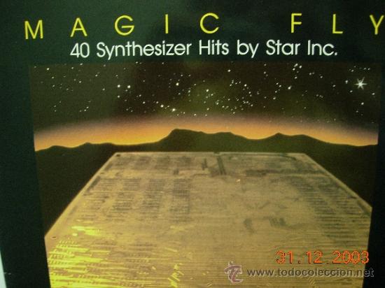Discos de vinilo: Magic Fly doble LP 40 Synthesizer Hits by Star Inc. - Foto 1