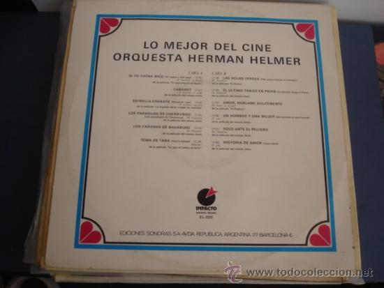 Discos de vinilo: LO MEJOR DEL CINE  VOL.1 - Foto 2