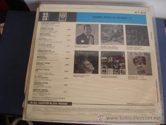 Discos de vinilo: GRANDES EXITOS DE PELICULAS  2 - Foto 2