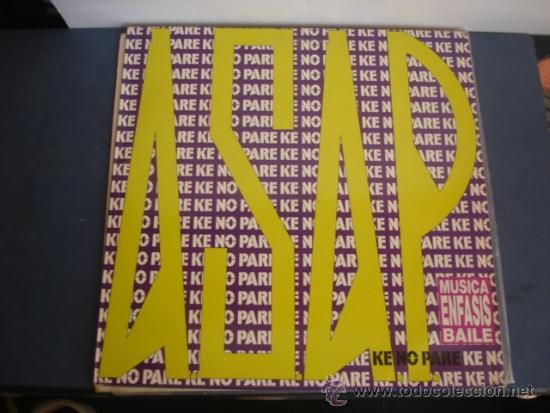 Discos de vinilo: A.S.A.P. KE NO PARE  MAXI - Foto 2