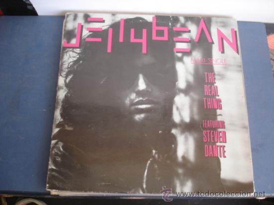 Discos de vinilo: JELLY BEAN  THE REAL THING   maxi - Foto 1