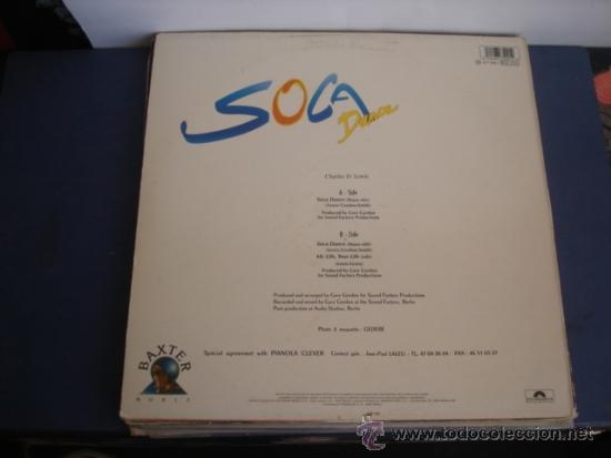 Discos de vinilo: CHARLES D. LEWIS  SOCA DANCE - Foto 2
