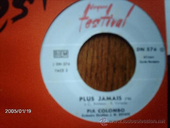 Discos de vinilo: pia colombo  - chanson pour marilyn  +  plus jamais - Foto 1