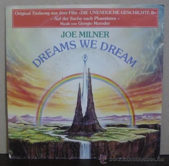 Discos de vinilo: JOE MILNER / MUSICA GIORGIO MORODER - BSO LA HISTORIA INTERMINABLE II - SINGLE WEA 1990 - Foto 1