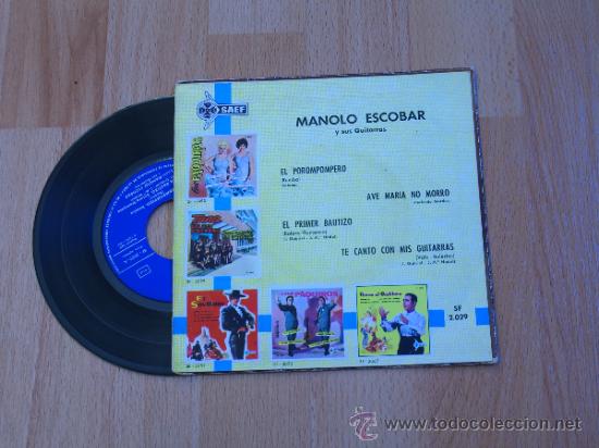 Discos de vinilo: MANOLO ESCOBAR Y SUS GUITARRAS - Foto 2