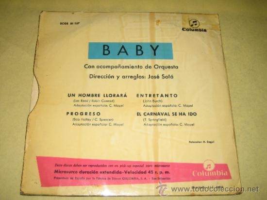 Discos de vinilo: BABY - PROMO 1966 - Foto 2