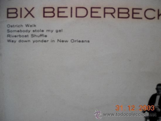 Discos de vinilo: Bix Beiderbecke EP - Foto 1