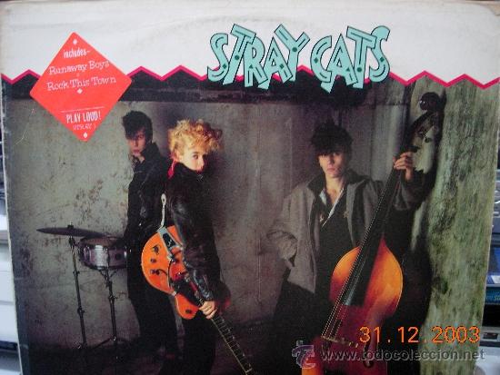 Discos de vinilo: The Stray Cats LP rockabilly - Foto 1