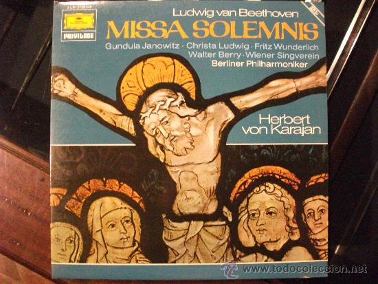 Discos de vinilo: L. van Beethoven, Missa Solemnis - Foto 1