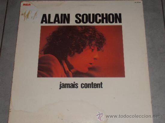Discos de vinilo: ALAIN SOUCHON - JAMAIS CONTENT - LP - Foto 1