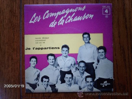 Discos de vinilo: les compagnons de la chanson  -  pauvre pecheur  +  3 - Foto 1