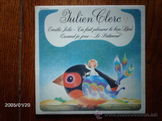 Discos de vinilo: julien clerc  - emilie jolie + 3 - Foto 1