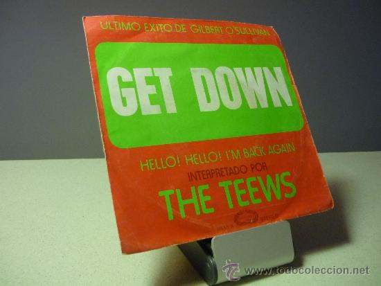 Discos de vinilo: THE TEEWS GET DOWN SINGLE - Foto 1